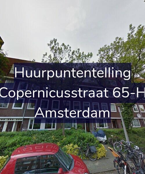 Foto gevel Huurpuntentelling voor Copernicusstraat 65-H, Amsterdam