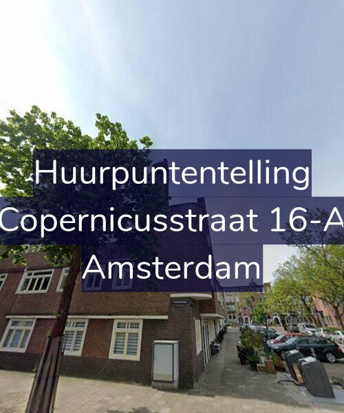 Foto gevel Huurpuntentelling voor Copernicusstraat 16-A, Amsterdam
