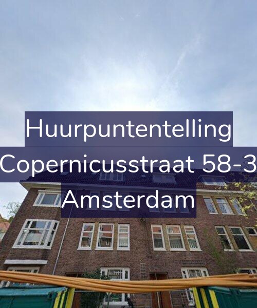 Foto gevel Huurpuntentelling voor Copernicusstraat 58-3, Amsterdam
