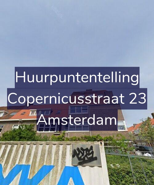 Foto gevel Huurpuntentelling voor Copernicusstraat 23, Amsterdam
