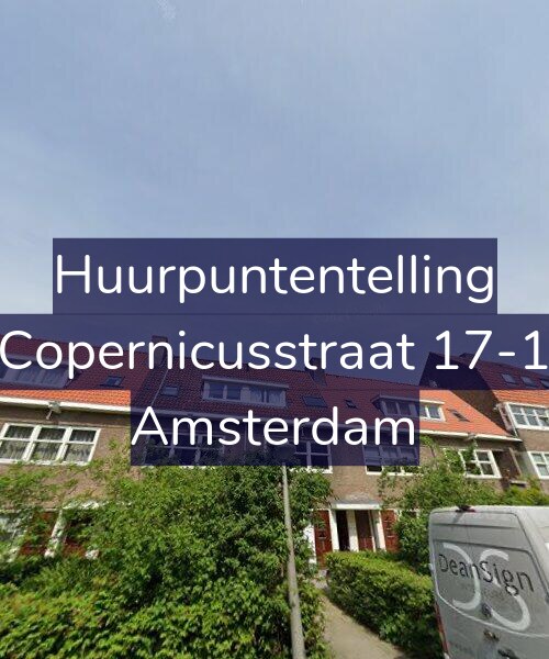 Foto gevel Huurpuntentelling voor Copernicusstraat 17-1, Amsterdam