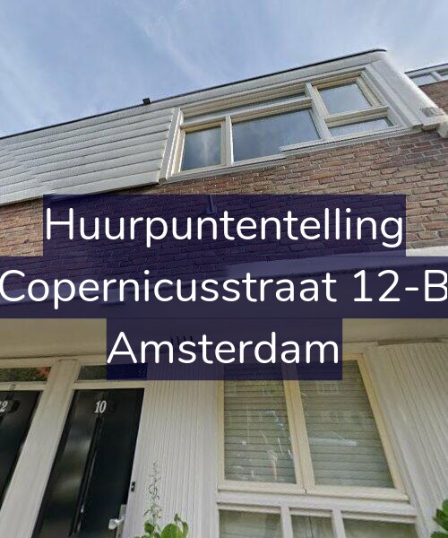 Foto gevel Huurpuntentelling voor Copernicusstraat 12-B, Amsterdam