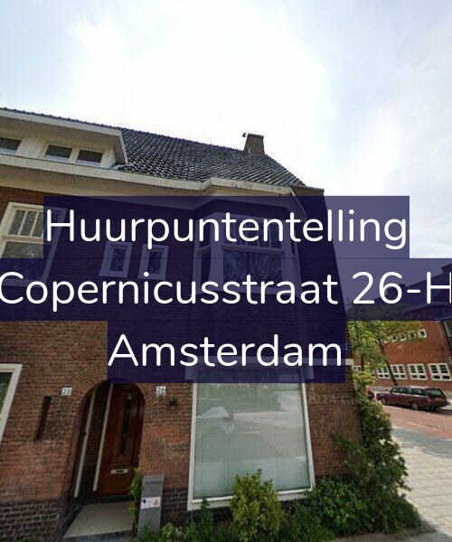Foto gevel Huurpuntentelling voor Copernicusstraat 26-H, Amsterdam