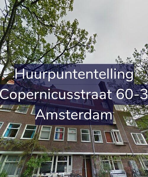 Foto gevel Huurpuntentelling voor Copernicusstraat 60-3, Amsterdam
