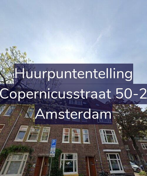 Foto gevel Huurpuntentelling voor Copernicusstraat 50-2, Amsterdam