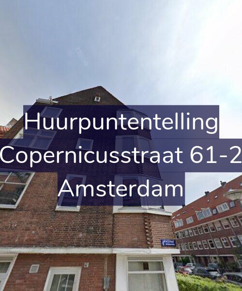 Foto gevel Huurpuntentelling voor Copernicusstraat 61-2, Amsterdam