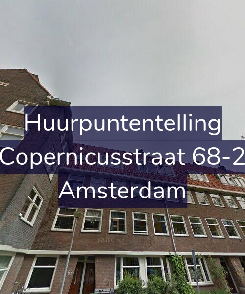 Foto gevel Huurpuntentelling voor Copernicusstraat 68-2, Amsterdam
