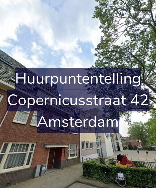 Foto gevel Huurpuntentelling voor Copernicusstraat 42, Amsterdam