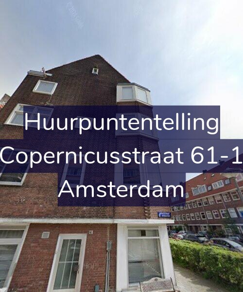 Foto gevel Huurpuntentelling voor Copernicusstraat 61-1, Amsterdam