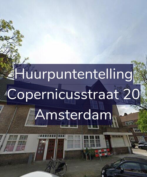 Foto gevel Huurpuntentelling voor Copernicusstraat 20, Amsterdam