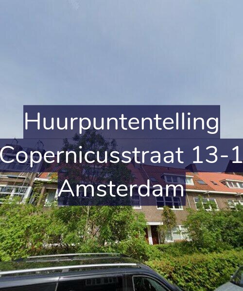 Foto gevel Huurpuntentelling voor Copernicusstraat 13-1, Amsterdam