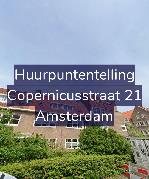Foto gevel Huurpuntentelling voor Copernicusstraat 21, Amsterdam