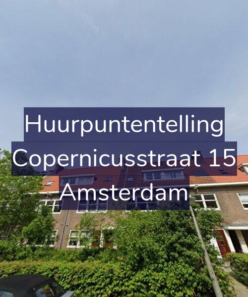Foto gevel Huurpuntentelling voor Copernicusstraat 15, Amsterdam