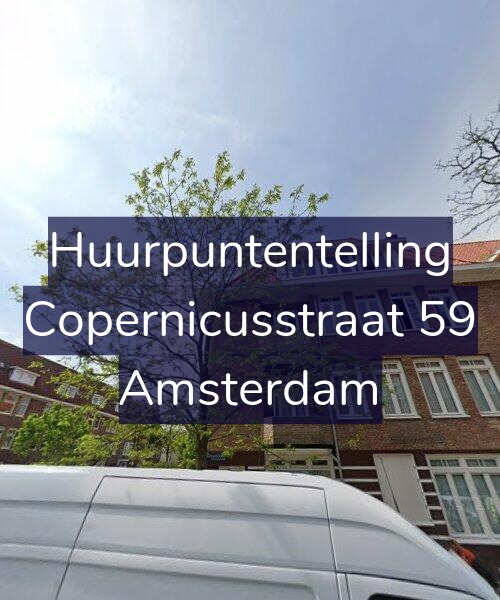 Foto gevel Huurpuntentelling voor Copernicusstraat 59, Amsterdam