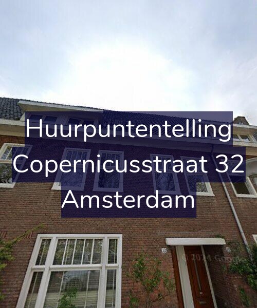 Foto gevel Huurpuntentelling voor Copernicusstraat 32, Amsterdam