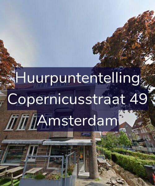 Foto gevel Huurpuntentelling voor Copernicusstraat 49, Amsterdam