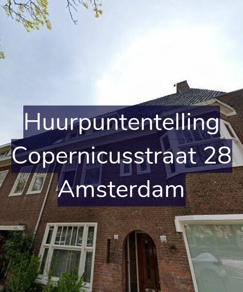 Foto gevel Huurpuntentelling voor Copernicusstraat 28, Amsterdam