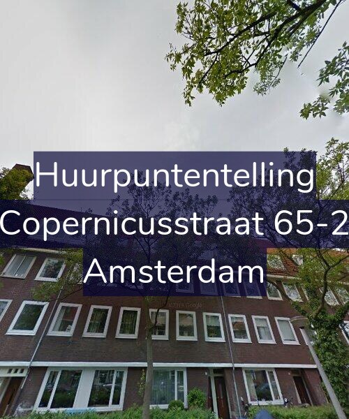 Foto gevel Huurpuntentelling voor Copernicusstraat 65-2, Amsterdam