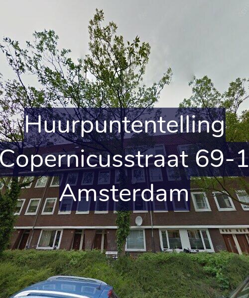 Foto gevel Huurpuntentelling voor Copernicusstraat 69-1, Amsterdam