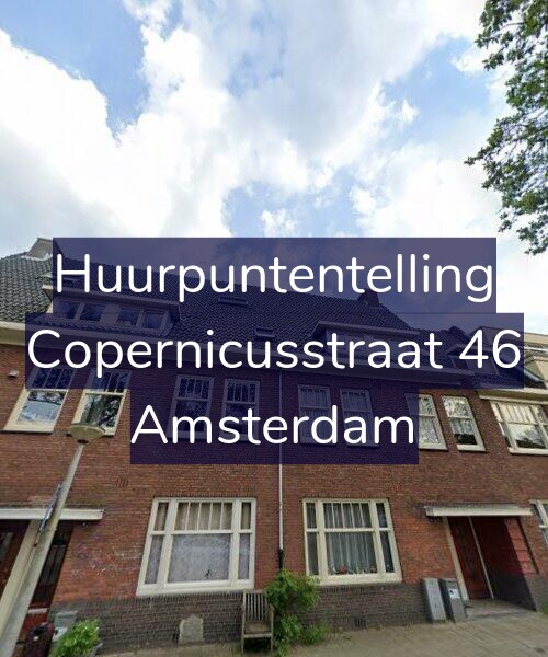 Foto gevel Huurpuntentelling voor Copernicusstraat 46, Amsterdam