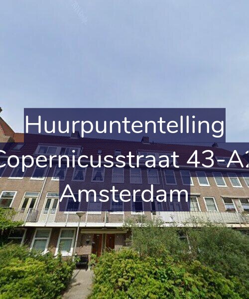 Foto gevel Huurpuntentelling voor Copernicusstraat 43-A2, Amsterdam