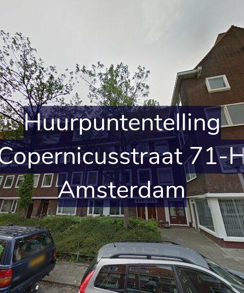 Foto gevel Huurpuntentelling voor Copernicusstraat 71-H, Amsterdam