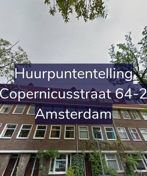 Foto gevel Huurpuntentelling voor Copernicusstraat 64-2, Amsterdam