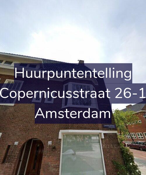 Foto gevel Huurpuntentelling voor Copernicusstraat 26-1, Amsterdam