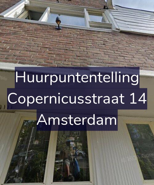 Foto gevel Huurpuntentelling voor Copernicusstraat 14, Amsterdam