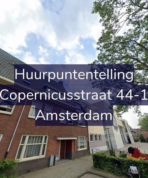 Foto gevel Huurpuntentelling voor Copernicusstraat 44-1, Amsterdam