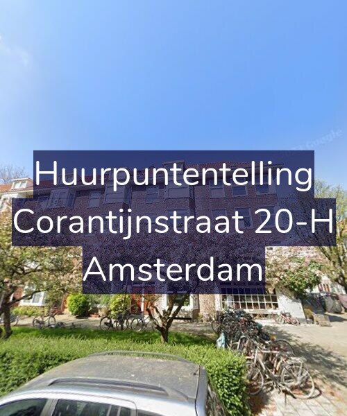 Foto gevel Huurpuntentelling voor Corantijnstraat 20-H, Amsterdam
