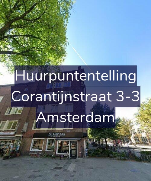 Foto gevel Huurpuntentelling voor Corantijnstraat 3-3, Amsterdam