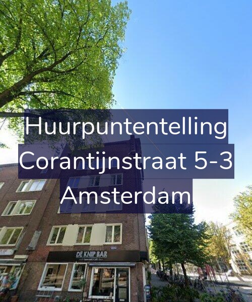 Foto gevel Huurpuntentelling voor Corantijnstraat 5-3, Amsterdam