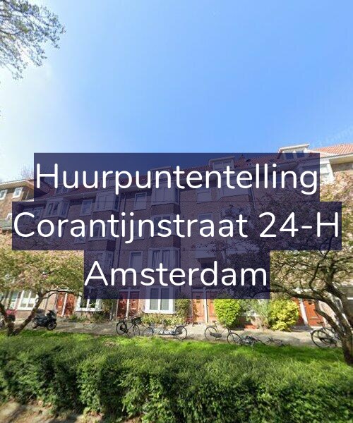 Foto gevel Huurpuntentelling voor Corantijnstraat 24-H, Amsterdam