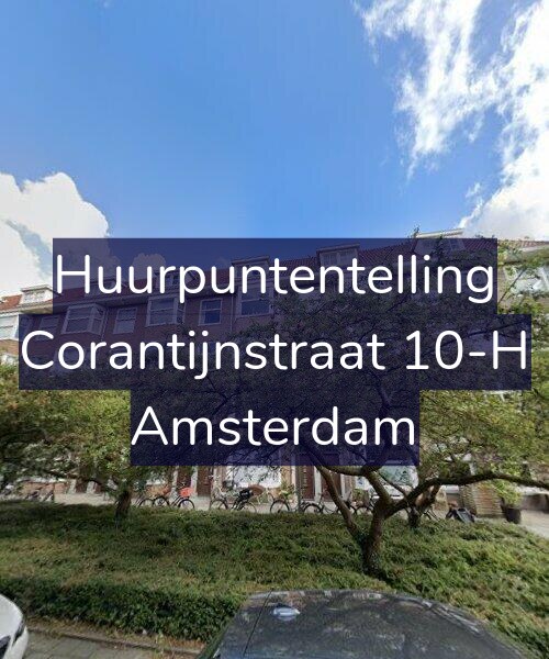 Foto gevel Huurpuntentelling voor Corantijnstraat 10-H, Amsterdam