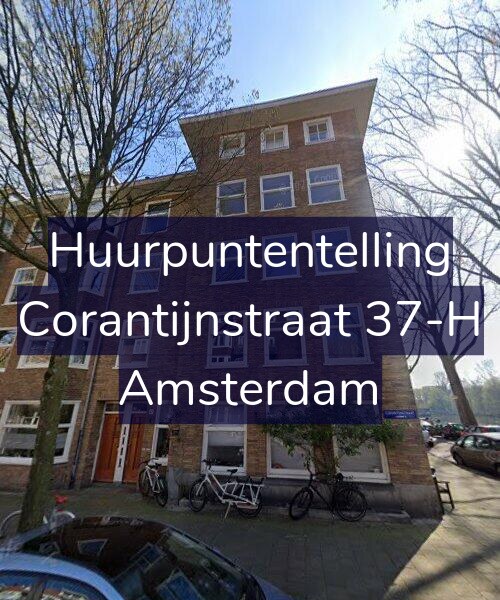 Foto gevel Huurpuntentelling voor Corantijnstraat 37-H, Amsterdam