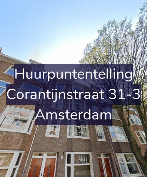 Foto gevel Huurpuntentelling voor Corantijnstraat 31-3, Amsterdam