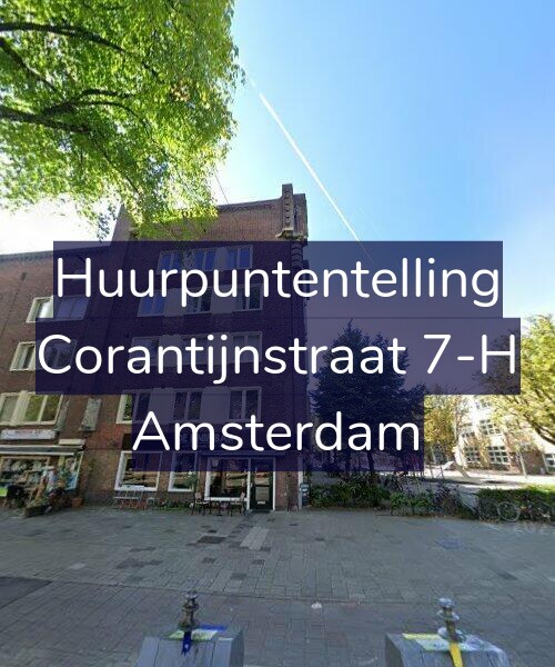 Foto gevel Huurpuntentelling voor Corantijnstraat 7-H, Amsterdam