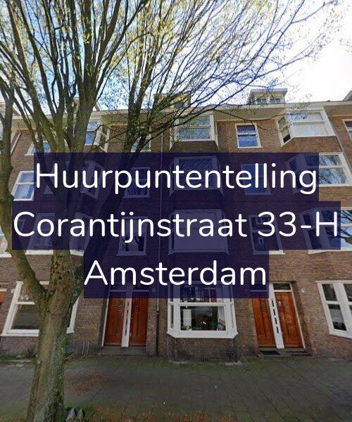 Foto gevel Huurpuntentelling voor Corantijnstraat 33-H, Amsterdam
