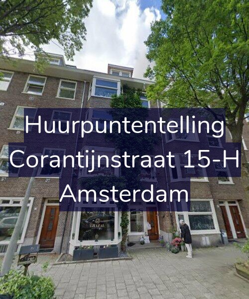 Foto gevel Huurpuntentelling voor Corantijnstraat 15-H, Amsterdam