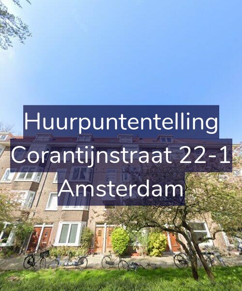 Foto gevel Huurpuntentelling voor Corantijnstraat 22-1, Amsterdam