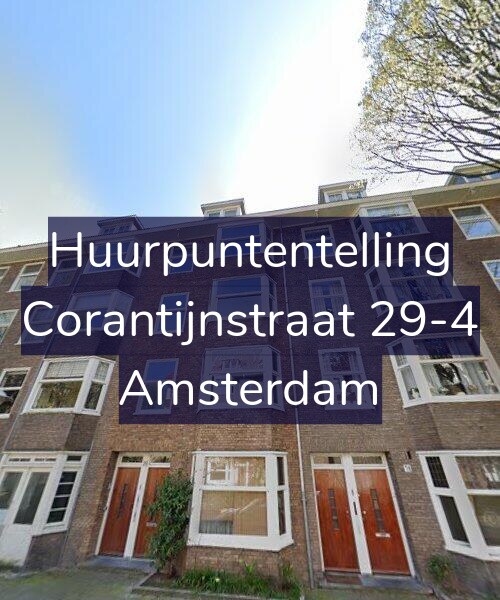 Foto gevel Huurpuntentelling voor Corantijnstraat 29-4, Amsterdam