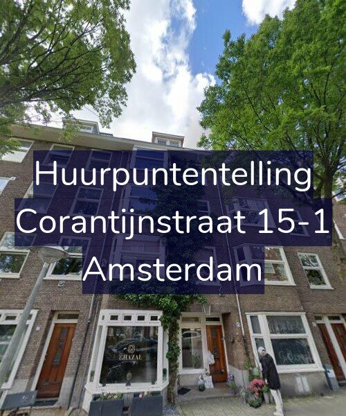 Foto gevel Huurpuntentelling voor Corantijnstraat 15-1, Amsterdam