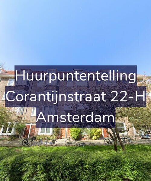 Foto gevel Huurpuntentelling voor Corantijnstraat 22-H, Amsterdam