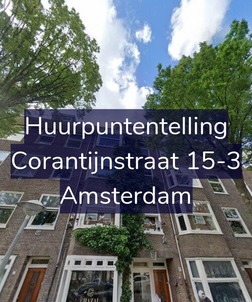 Foto gevel Huurpuntentelling voor Corantijnstraat 15-3, Amsterdam