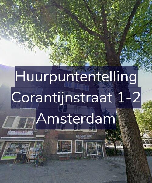 Foto gevel Huurpuntentelling voor Corantijnstraat 1-2, Amsterdam