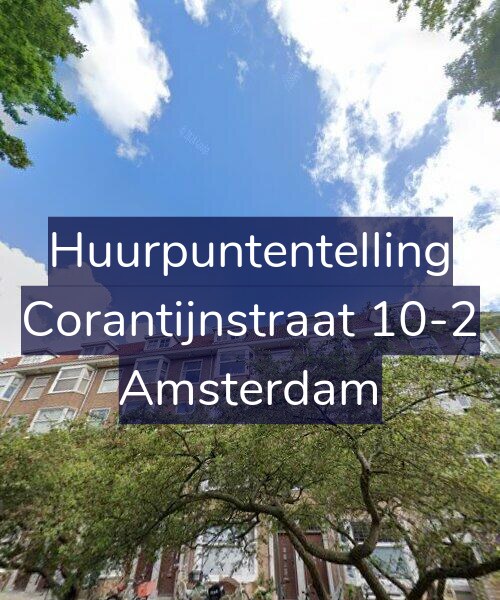 Foto gevel Huurpuntentelling voor Corantijnstraat 10-2, Amsterdam