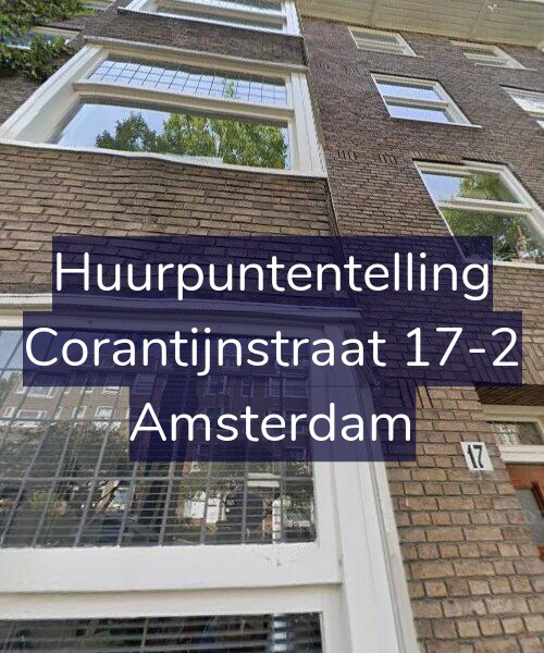 Foto gevel Huurpuntentelling voor Corantijnstraat 17-2, Amsterdam