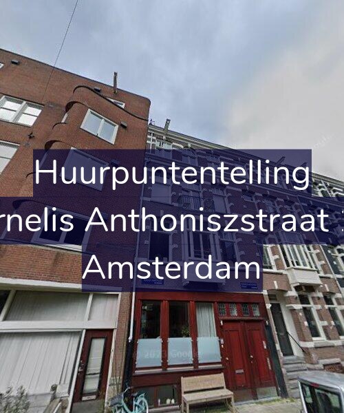 Foto gevel Huurpuntentelling voor Cornelis Anthoniszstraat 1-1, Amsterdam