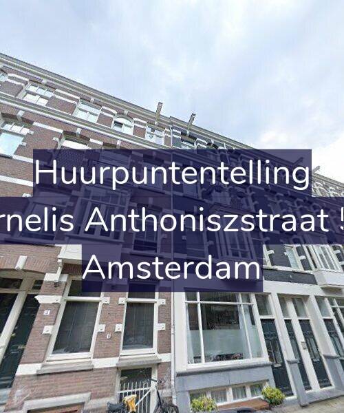 Foto gevel Huurpuntentelling voor Cornelis Anthoniszstraat 5-1, Amsterdam